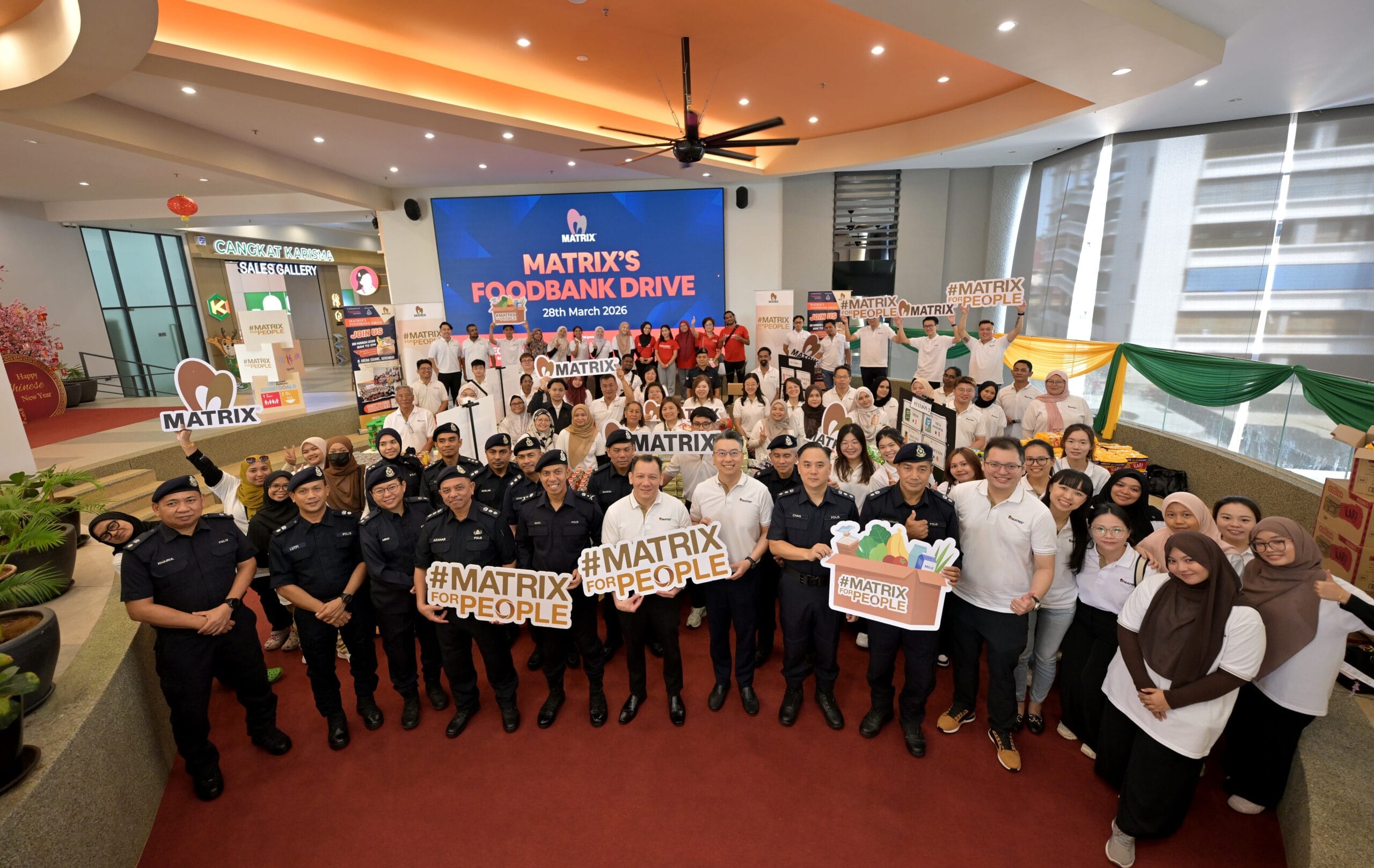 Matrix Concepts and PDRM Negeri Sembilan Unite to Deliver Foodbank Drive 5.0